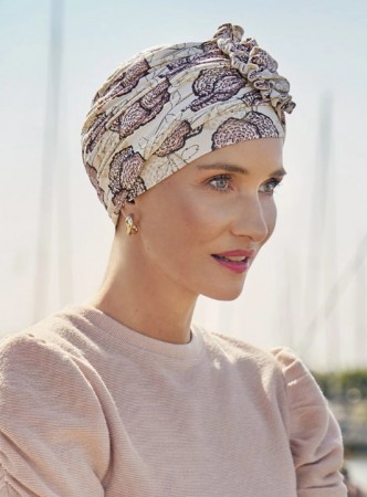 Lotus Turban Printed